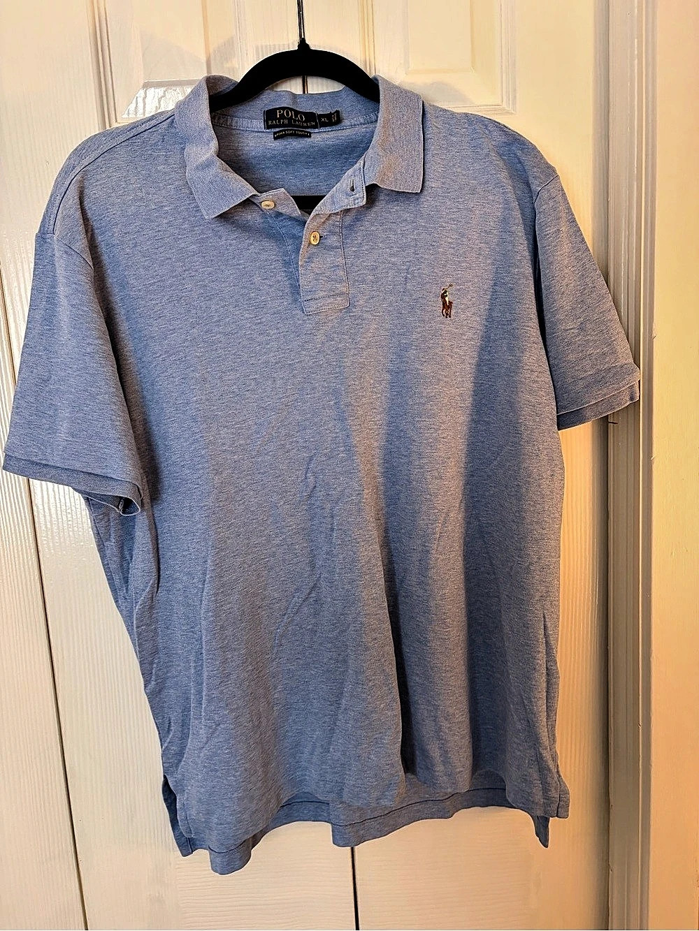 Polo Ralph Lauren Pima Soft Touch Polo Shirt Men's Shirt Blue XL